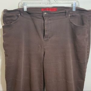 Women’s Brown Gloria Vanderbilt Jeans 20W